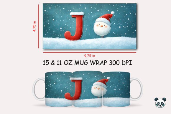 Christmas Baby Letter D Mug Wrap 10 Review