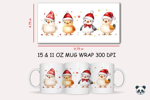 Christmas Chicken Mug Wrap 2 Graphics and Crafts Review