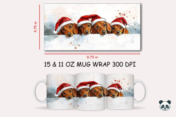 Christmas Dachshund Mug Wrap 2 Review for Real Projects