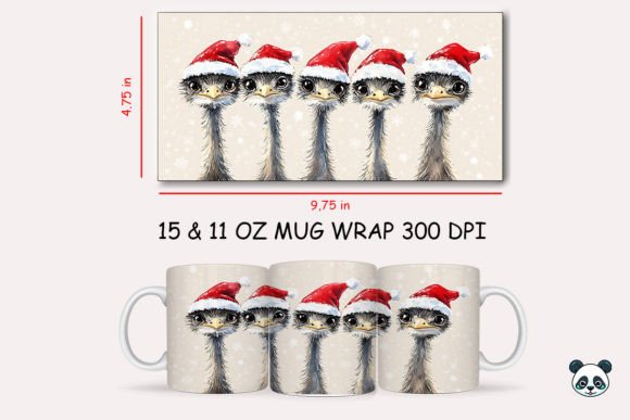 Christmas Emu Mug Wrap 1: A Designer’s Review for Seasonal Branding