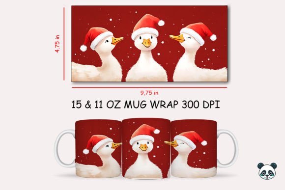 Christmas Goose Mug Wrap 2 Graphics and Crafts Review