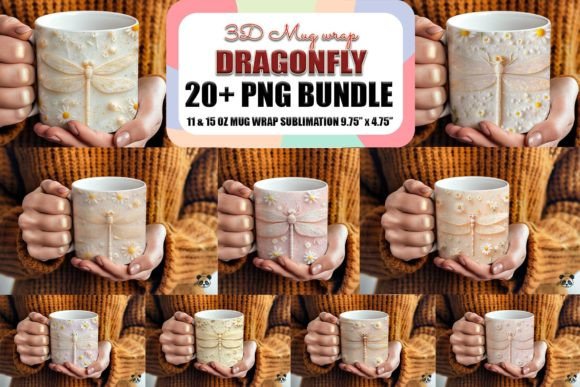 Dragonfly 3D Mug Wrap Sublimation Bundle: A Brand Designer’s Review