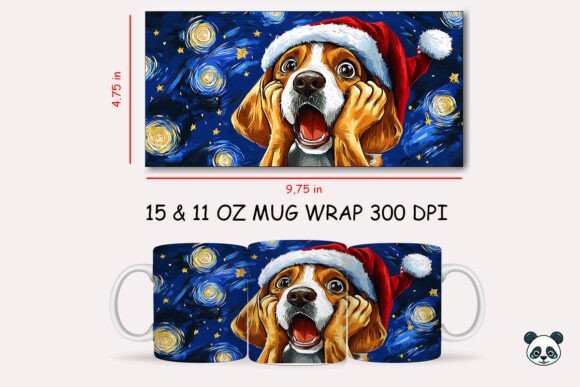 Funny Christmas Beagle Scream Mug Wrap Review