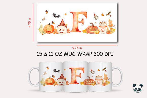 Halloween Letter F Mug Wrap Sublimation 1 Graphics and Crafts Review