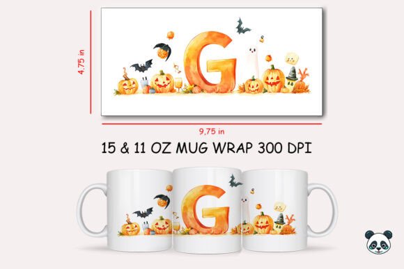 Halloween Letter G Mug Wrap Sublimation Graphics and Crafts Review