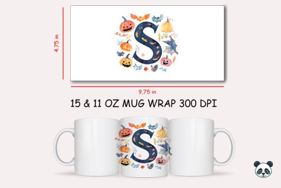 Halloween Letter S Mug Wrap Sublimation 2 Graphics and Crafts Review