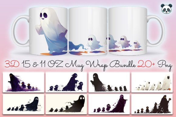 Halloween Papa Ghost Mug Wrap Bundle: A Creator’s Review for Crafts and Graphics