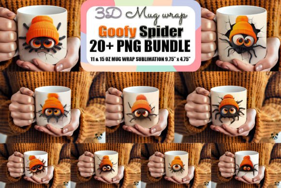 Halloween Spider 3D Mug Wrap Bundle Review